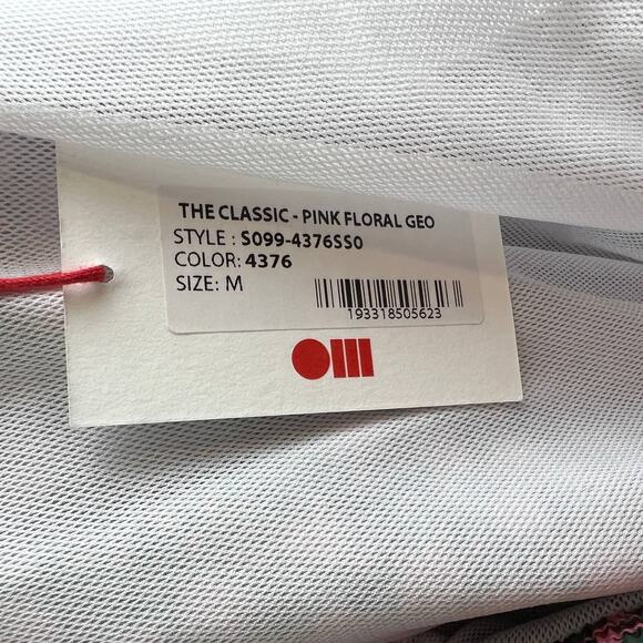 NWT Solid & Striped Pink Floral Geo Men's The Classic Shorts Mid-Length Swim M - Picture 7 of 8